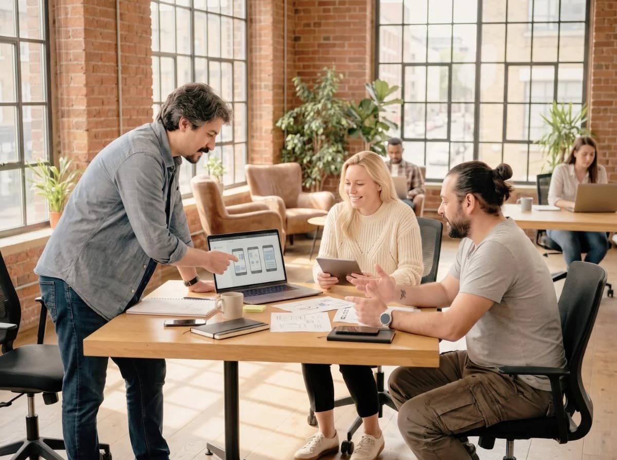 The AIO Clicks team at work